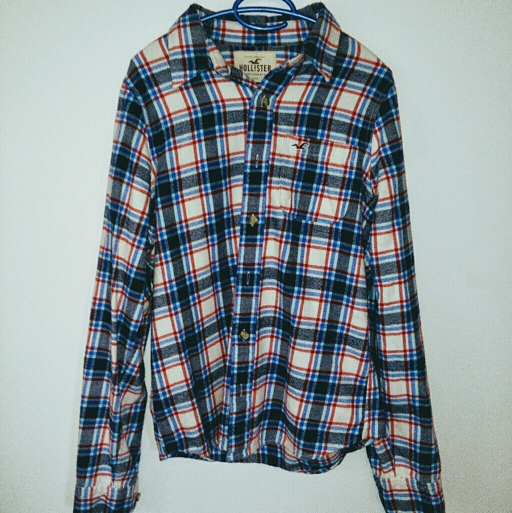 Long sleeve, Button up, plad, shirt